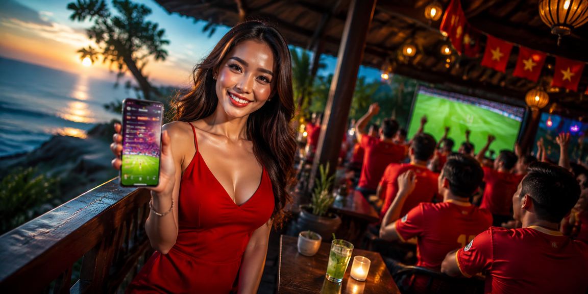 Người hâm mộ bóng đá xem trận và cược trực tuyến tại Đà Lạt ban chiều