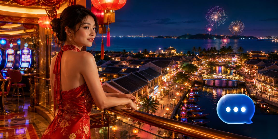 Đèn lồng Hội An rực rỡ về đêm gợi nhớ không khí vui chơi và đặt cược tại các điểm giải trí miền Trung